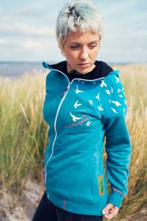 Women Zip Hood Sweat | Wind