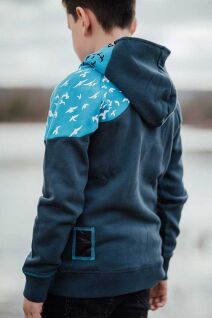 Kids Zip Hood Sweat | Wind