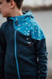 Kids Zip Hood Sweat | Wind