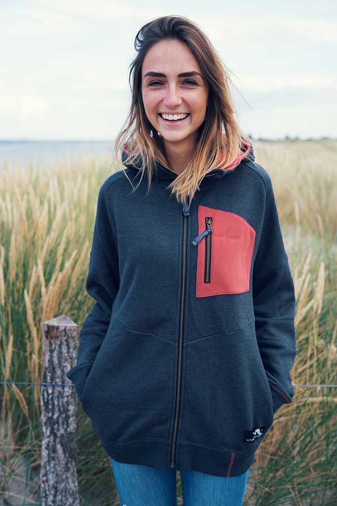 Women Zip Hood Sweat | Ankerwache