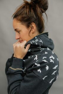 Women Zip Hood Sweat | Wind