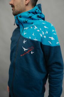 Men Zip Hood Sweat | Wind