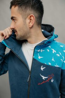 Men Zip Hood Sweat | Wind