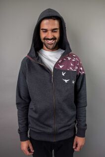 Men Zip Hood Sweat | Wind