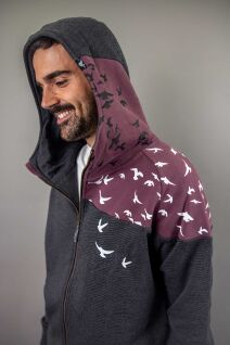 Men Zip Hood Sweat | Wind